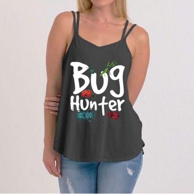 Bug Catcher Bug Hunter Insect Beetle Bug Women's Strappy Tank