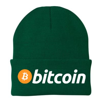 Bitcoin Crypto Knit Cap Winter Beanie