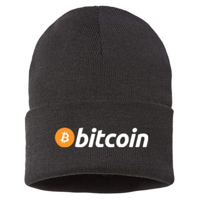 Bitcoin Crypto Sustainable Knit Beanie