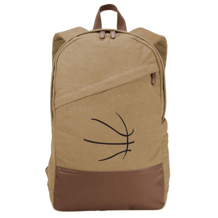 Basketball Costume Bball Player Baller Basketball Team Cotton Canvas Backpack