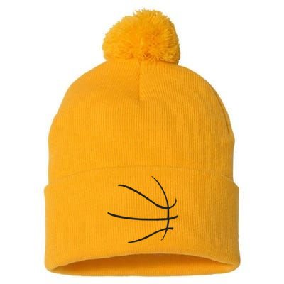 Basketball Costume Bball Player Baller Basketball Team Pom Pom 12in Knit Beanie