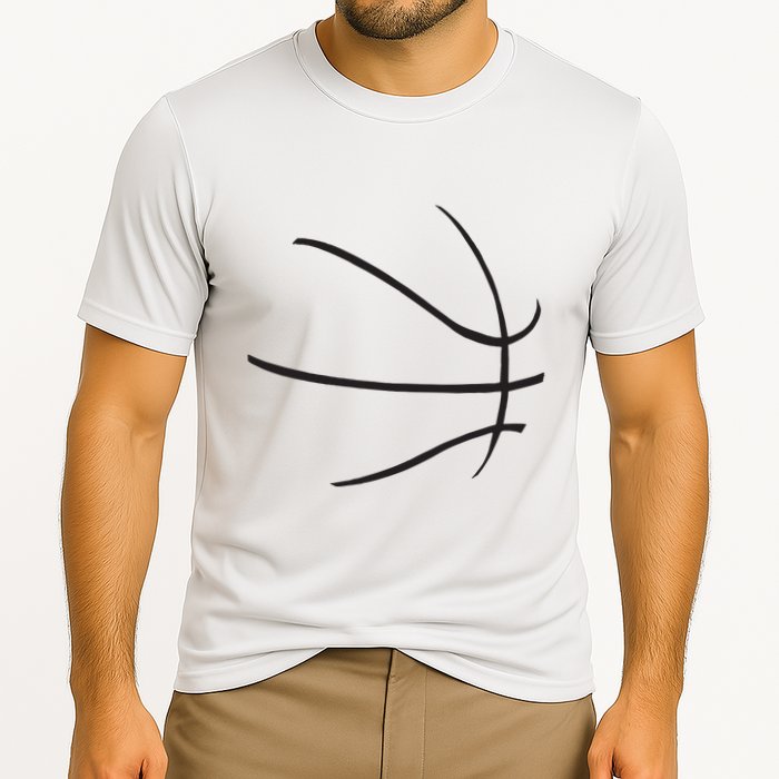 Basketball Costume Bball Player Baller Basketball Team Cooling Performance Crew T-Shirt