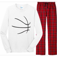 Basketball Costume Bball Player Baller Basketball Team Long Sleeve Pajama Set