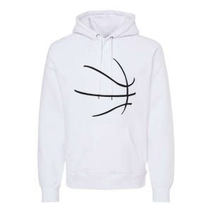 Basketball Costume Bball Player Baller Basketball Team Premium Hoodie