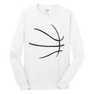 Basketball Costume Bball Player Baller Basketball Team Tall Long Sleeve T-Shirt