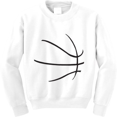 Basketball Costume Bball Player Baller Basketball Team Kids Sweatshirt