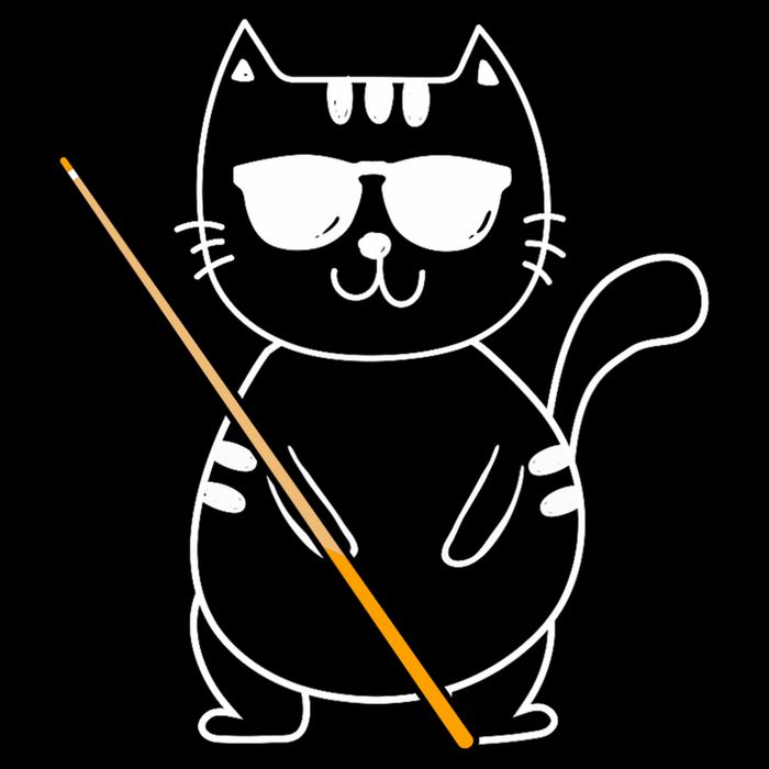 Billiard Cat Billiard Player Billard 8ball Pool Snooker 16 in Basic Backpack