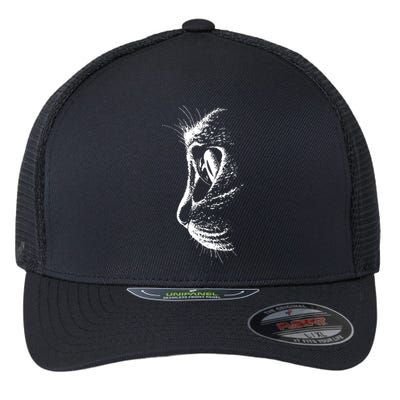 Black Cat Flexfit Unipanel Trucker Cap