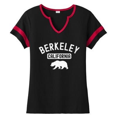 Berkeley California Bear Bay Area Oakland Alameda County 510 Ladies Halftime Notch Neck Tee