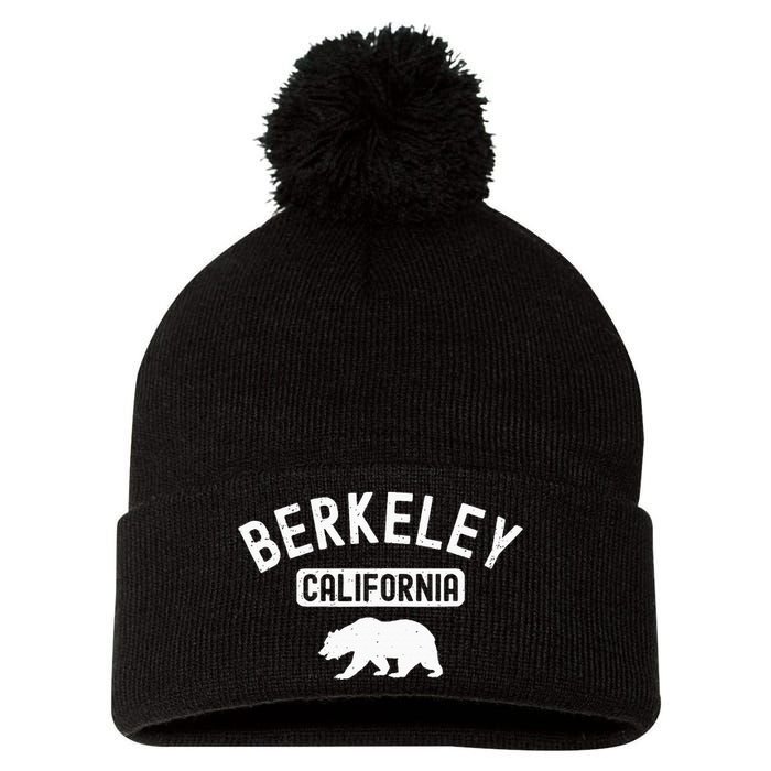 Berkeley California Bear Bay Area Oakland Alameda County 510 Pom Pom 12in Knit Beanie