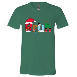 Bruh Christmas V-Neck T-Shirt