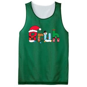 Bruh Christmas Mesh Reversible Basketball Jersey Tank