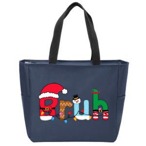 Bruh Christmas Zip Tote Bag