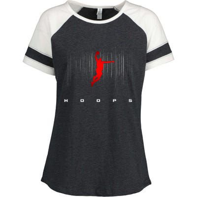 Basketball Clothing Basketball Enza Ladies Jersey Colorblock Tee