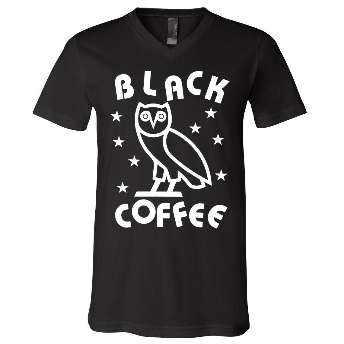 Black Coffee V-Neck T-Shirt