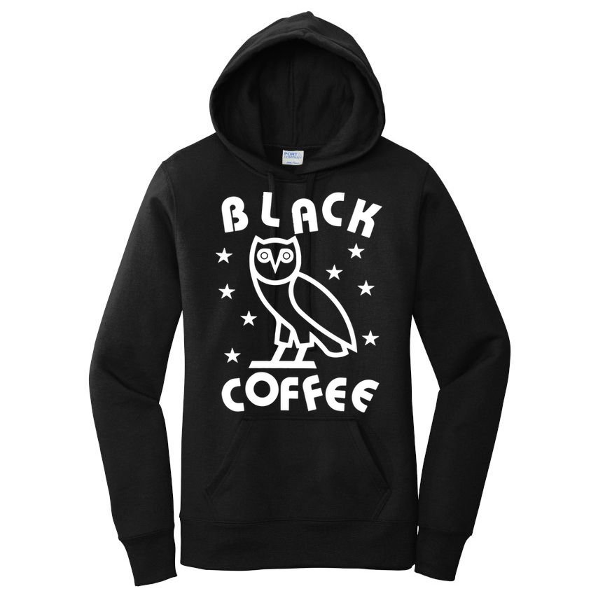 Black Coffee Women's Pullover Hoodie