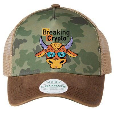 Breaking Crypto Bull Legacy Tie Dye Trucker Hat