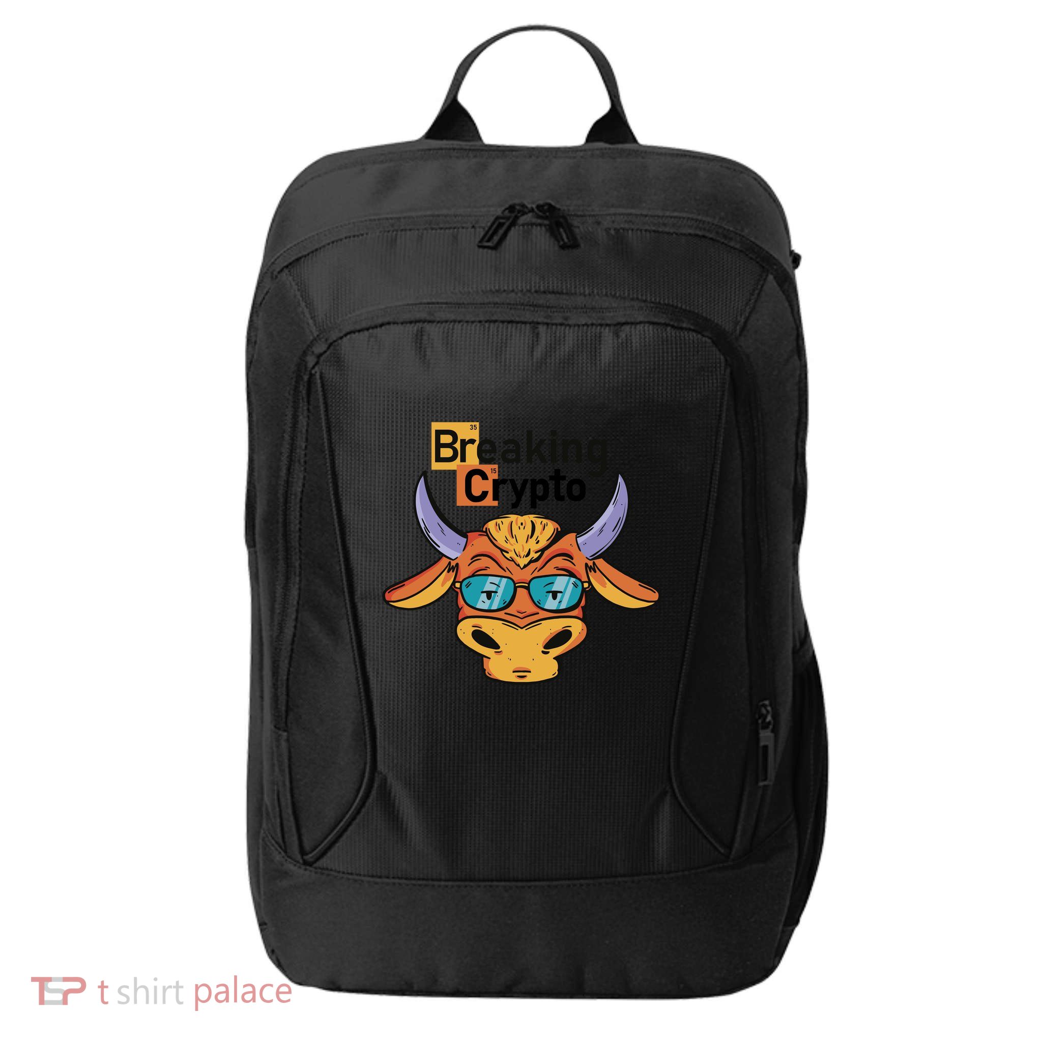 Breaking Crypto Bull City Backpack