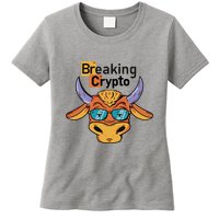 Breaking Crypto Bull Womens T-Shirt