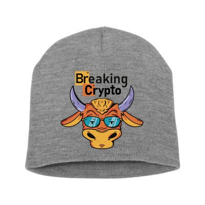 Breaking Crypto Bull Short Acrylic Beanie