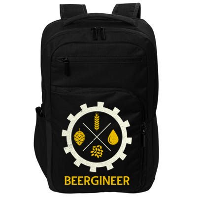 Beergineer Craft Beer Brewer Engineer Homebrew Ipa Gift Funny Gift Impact Tech Backpack