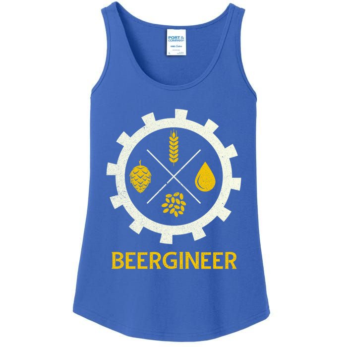 Beergineer Craft Beer Brewer Engineer Homebrew Ipa Gift Funny Gift Ladies Essential Tank