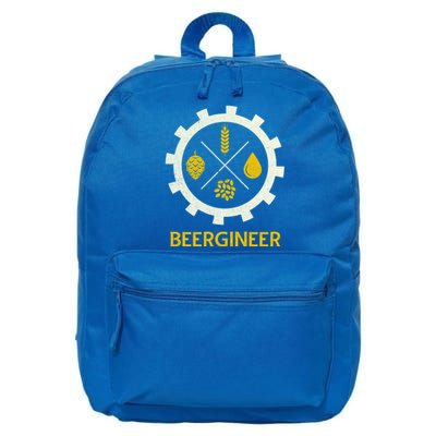 Beergineer Craft Beer Brewer Engineer Homebrew Ipa Gift Funny Gift 16 in Basic Backpack