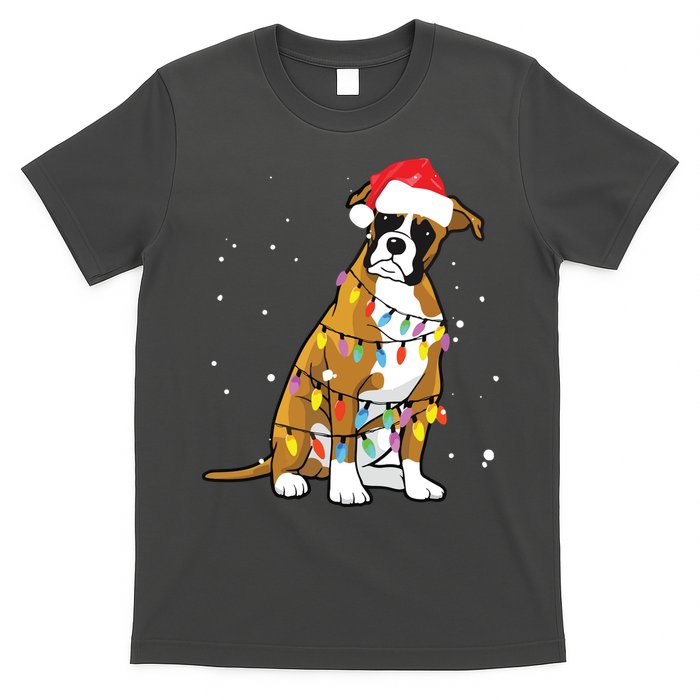 Boxer Christmas Boxer Dog Christmas Gift T-Shirt