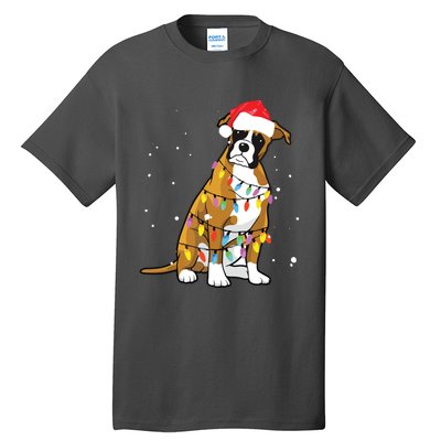 Boxer Christmas Boxer Dog Christmas Gift Tall T-Shirt