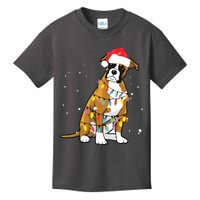 Boxer Christmas Boxer Dog Christmas Gift Kids T-Shirt