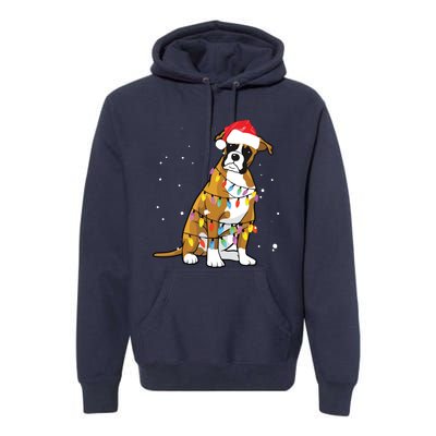 Boxer Christmas Boxer Dog Christmas Gift Premium Hoodie