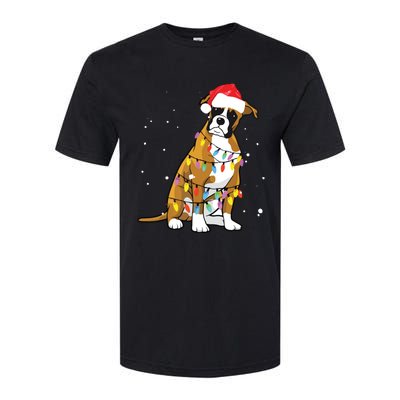 Boxer Christmas Boxer Dog Christmas Gift Softstyle® CVC T-Shirt