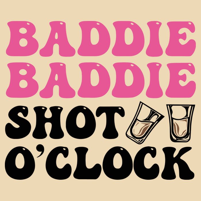 Baddies Caribbean Baddie Baddie Shot O Clock Zip Tote Bag