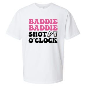 Baddies Caribbean Baddie Baddie Shot O Clock Sueded Cloud Jersey T-Shirt