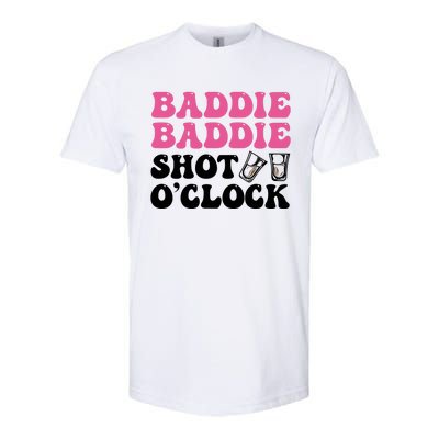 Baddies Caribbean Baddie Baddie Shot O Clock Softstyle® CVC T-Shirt