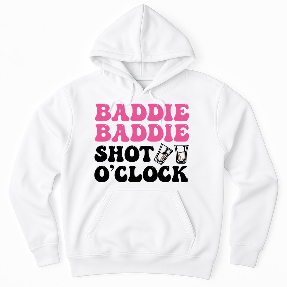 Baddies Caribbean Baddie Baddie Shot O Clock Hoodie