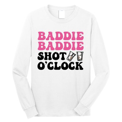 Baddies Caribbean Baddie Baddie Shot O Clock Long Sleeve Shirt