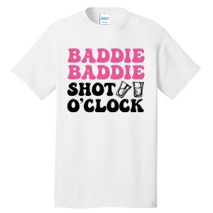 Baddies Caribbean Baddie Baddie Shot O Clock Tall T-Shirt