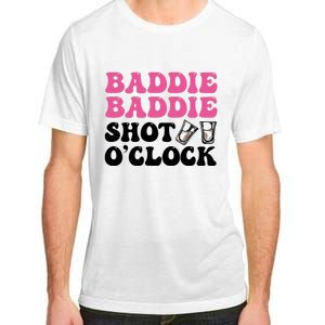 Baddies Caribbean Baddie Baddie Shot O Clock Adult ChromaSoft Performance T-Shirt