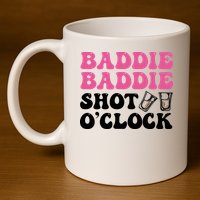 Baddies Caribbean Baddie Baddie Shot O Clock 11oz C Handle Ceramic Mug