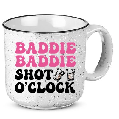 Baddies Caribbean Baddie Baddie Shot O Clock 15oz Campfire Ceramic Mug
