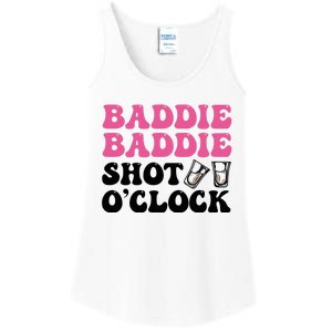 Baddies Caribbean Baddie Baddie Shot O Clock Ladies Essential Tank