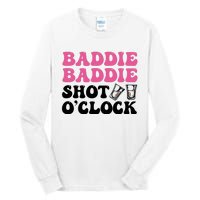 Baddies Caribbean Baddie Baddie Shot O Clock Tall Long Sleeve T-Shirt