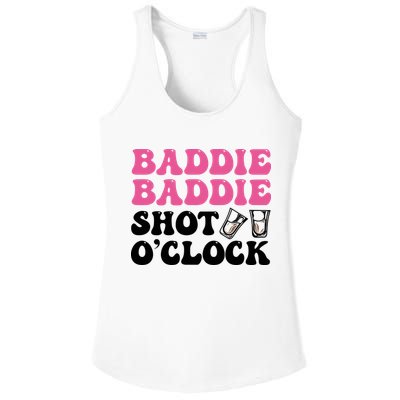 Baddies Caribbean Baddie Baddie Shot O Clock Ladies PosiCharge Competitor Racerback Tank