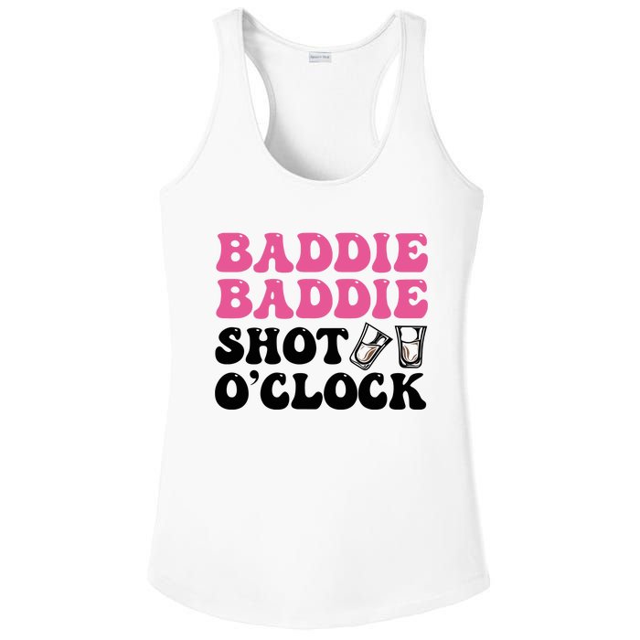 Baddies Caribbean Baddie Baddie Shot O Clock Ladies PosiCharge Competitor Racerback Tank