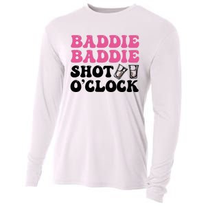 Baddies Caribbean Baddie Baddie Shot O Clock Cooling Performance Long Sleeve Crew