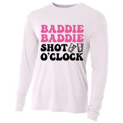 Baddies Caribbean Baddie Baddie Shot O Clock Cooling Performance Long Sleeve Crew