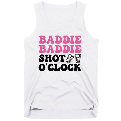 Baddies Caribbean Baddie Baddie Shot O Clock Tank Top