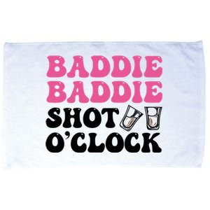 Baddies Caribbean Baddie Baddie Shot O Clock Microfiber Hand Towel