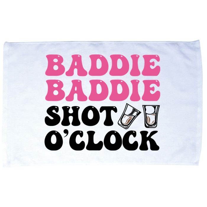 Baddies Caribbean Baddie Baddie Shot O Clock Microfiber Hand Towel